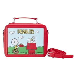 LOUNGEFLY Peanuts Charlie Brown Vintage Lunchbox Crossbody Bag