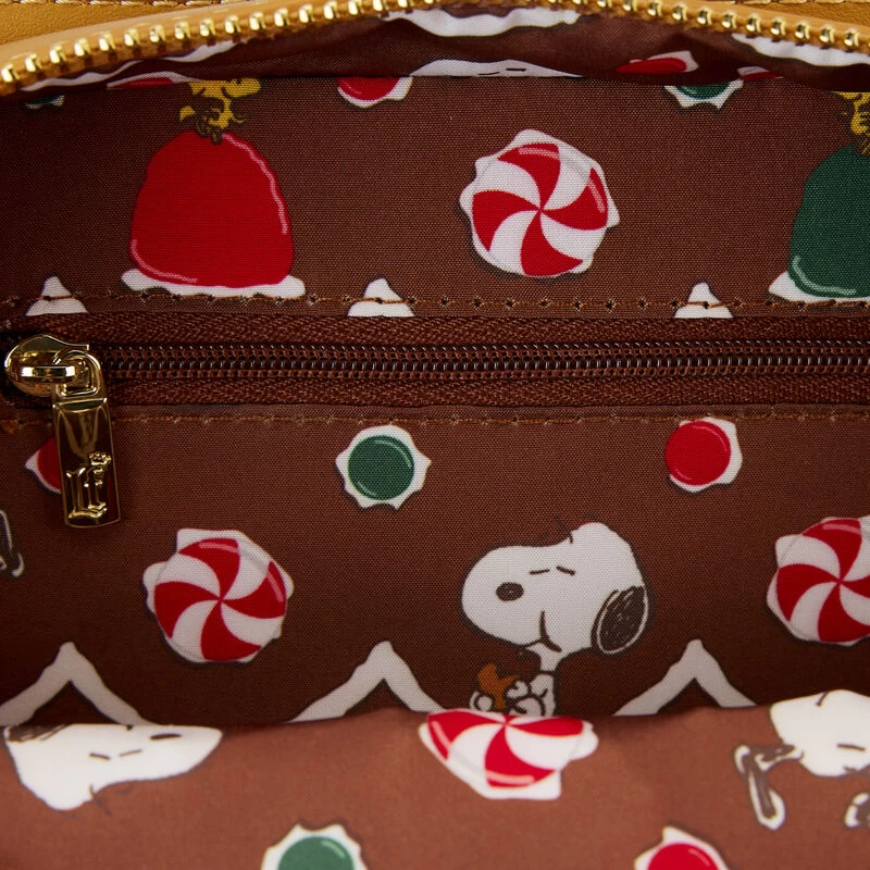 Loungefly Peanuts Snoopy Gingerbread House Scented Crossbody Bag 3 Loungefly Peanuts Snoopy Gingerbread House Scented Crossbody Bag - Image 3
