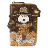 LOUNGEFLY Peanuts Snoopy Scarecrow Cosplay Zip Around Wallet