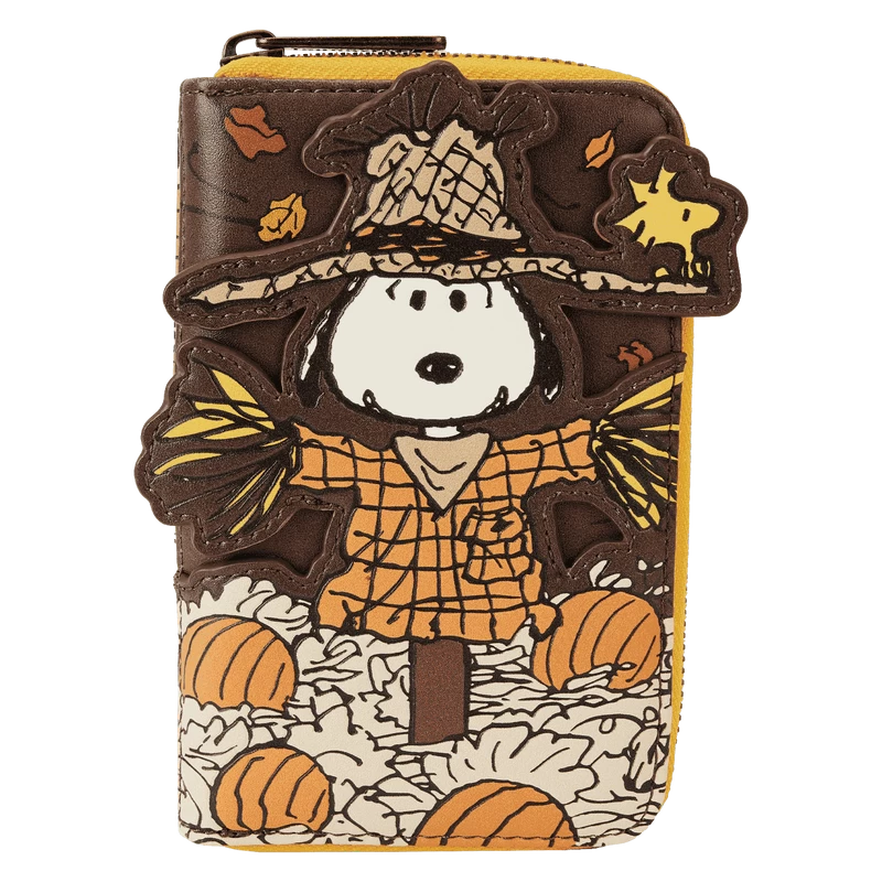 LOUNGEFLY Peanuts Snoopy Scarecrow Cosplay Zip Around Wallet 1 LOUNGEFLY Peanuts Snoopy Scarecrow Cosplay Zip Around Wallet