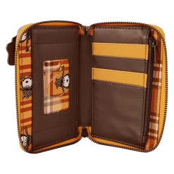 LOUNGEFLY Peanuts Snoopy Scarecrow Cosplay Zip Around Wallet 5 LOUNGEFLY Peanuts Snoopy Scarecrow Cosplay Zip Around Wallet -Fashion Accessories Shop PNWA0020 LFPEANUTSSNOOPYSCARECROWZIPAROUNDWALLET3431INSIDE