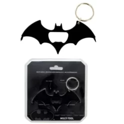 Batman Logo Multi-Tool Bottle Opener Keychain With Screwdriver