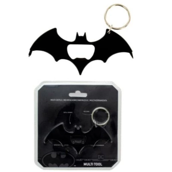 Batman Logo Multi-Tool Bottle Opener Keychain With Screwdriver 1 Batman Logo Multi-Tool Bottle Opener Keychain With Screwdriver