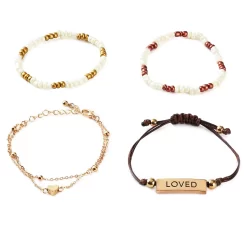 Hallmark Loved Bracelets, Set Of 4 -Fashion Accessories Shop REL1081 02