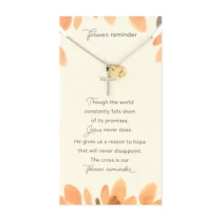Hallmark Forever Reminder Cross And Dove Necklace