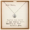 Tree Charm Dear You Nana Necklace