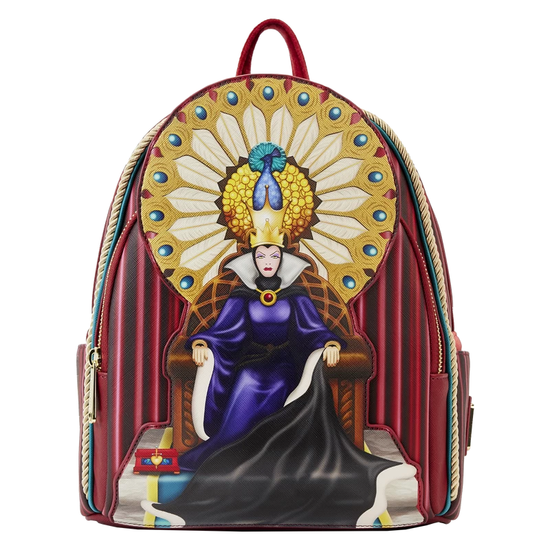 LOUNGEFLY Loungfly Disney Snow White Evil Queen Throne Mini Backpack 1 LOUNGEFLY Loungfly Disney Snow White Evil Queen Throne Mini Backpack