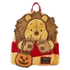 LOUNGEFLY Winnie The Pooh Halloween Costume Plush Cosplay Mini Backpack