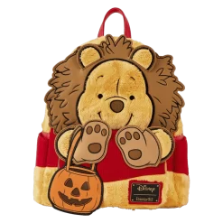 LOUNGEFLY Winnie The Pooh Halloween Costume Plush Cosplay Mini Backpack