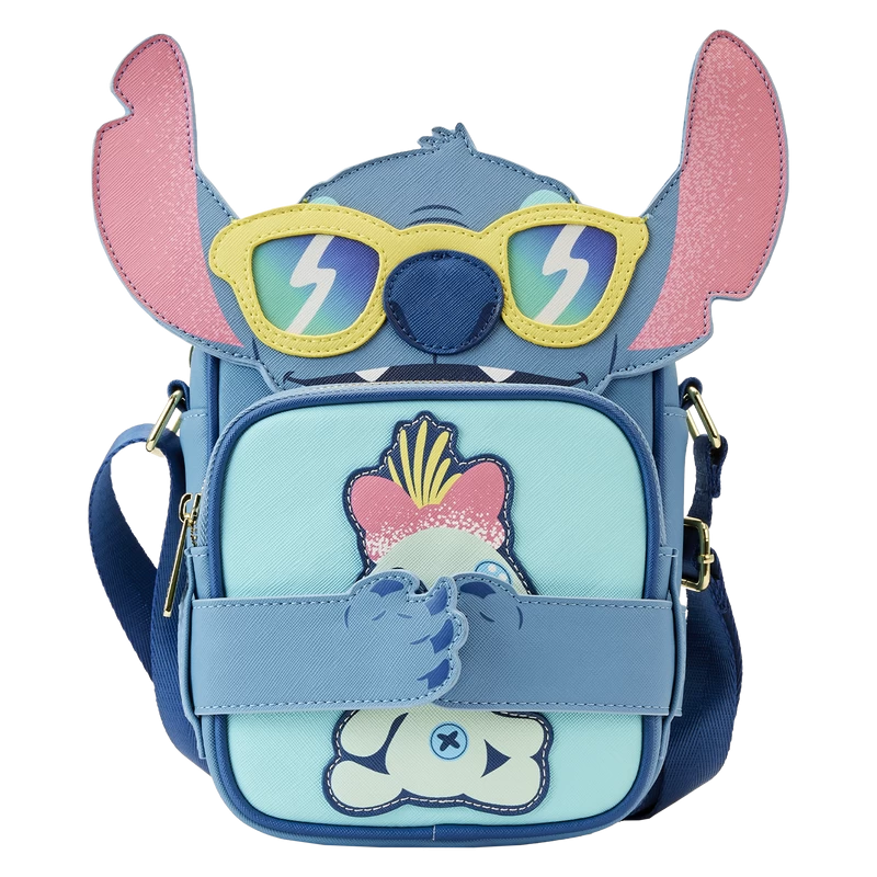 Loungefly Disney Stitch Beach Day Crossbody Bag 1 Loungefly Disney Stitch Beach Day Crossbody Bag
