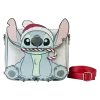 Loungefly Stitch Holiday Glitter Crossbody Bag