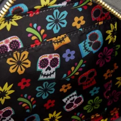 Loungefly Coco Miguel Calavera Floral Skull Crossbody Bag 7 Loungefly Coco Miguel Calavera Floral Skull Crossbody Bag -Fashion Accessories Shop WDTB2884 4
