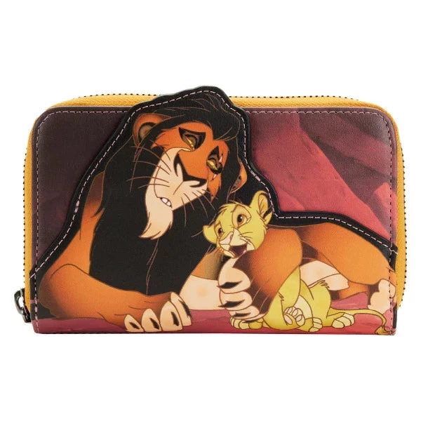 Loungefly Lion King Scar Villains Scene Zip Around Wallet 1 Loungefly Lion King Scar Villains Scene Zip Around Wallet