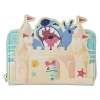 Loungefly Disney Stitch Sandcastle Beach Surprise Zip-Around Wallet