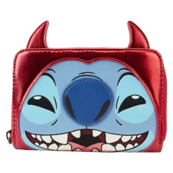 Loungefly Disney Stitch Devil Cosplay Zip-Around Wallet