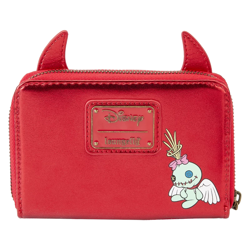 Loungefly Disney Stitch Devil Cosplay Zip-Around Wallet 2 Loungefly Disney Stitch Devil Cosplay Zip-Around Wallet - Image 2
