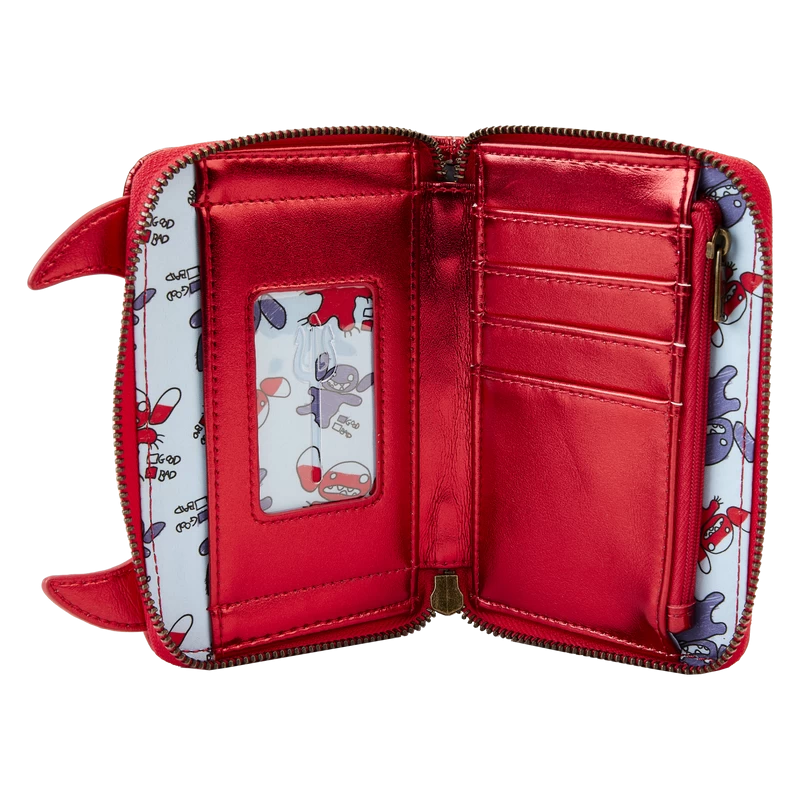 Loungefly Disney Stitch Devil Cosplay Zip-Around Wallet 3 Loungefly Disney Stitch Devil Cosplay Zip-Around Wallet - Image 3