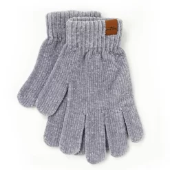 Beyond Soft Chenille Gloves BUY 1 GET 1 FREE -Fashion Accessories Shop bkbglv gry 01