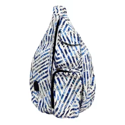 Blue Geo Print Anti-Theft Rucksack Backpack By NuPouch