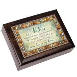 The Best Mom Jeweled Musical Box