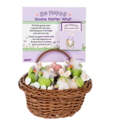 Spring Easter Bunny Gnome Token Charm 5 Spring Easter Bunny Gnome Token Charm -Fashion Accessories Shop ea18151