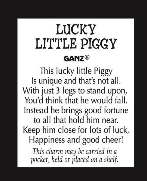 Lucky Little Piggy Token Charm 2 Lucky Little Piggy Token Charm - Image 2