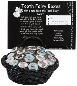 Tooth Fairy Box Pocket Token Charm -Fashion Accessories Shop er16040
