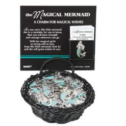 Magical Mermaid Token Charm -Fashion Accessories Shop er32085