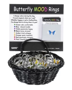 Butterfly Mood Ring Token Charm -Fashion Accessories Shop er66685