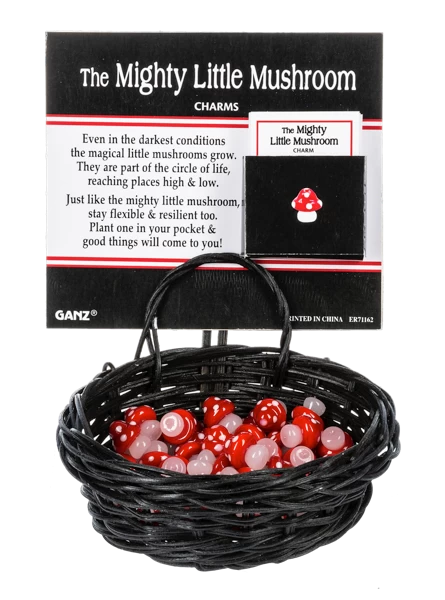 The Mighty Little Mushroom Glass Token Charm 3 The Mighty Little Mushroom Glass Token Charm - Image 3