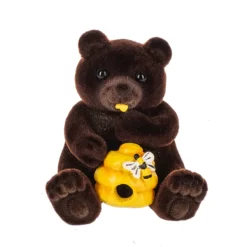 Honey Bear With Bee Hive Pocket Token Charm