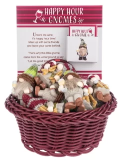 Happy Hour Wine Gnome Token Charm -Fashion Accessories Shop er79813