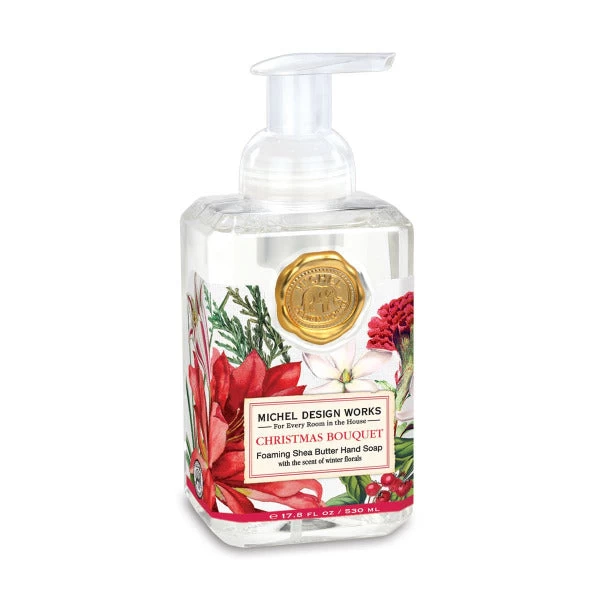 Michel Design Works Christmas Bouquet Foaming Hand Soap 1 Michel Design Works Christmas Bouquet Foaming Hand Soap