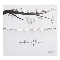 Alexa's Angels Many Hearts One Family Mother Of Three Bracelet