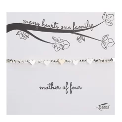 Alexa's Angels Many Hearts One Family Mother Of Four Bracelet