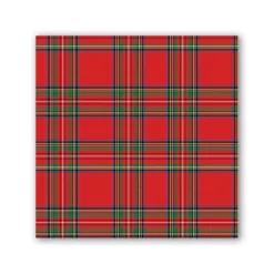 Michel Design Works Tartan Cocktail Napkin