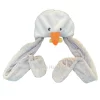 Sunny The Seagull Hat With Long Scarf And Pockets