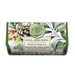 Michel Design Works White Spruce Large Bath Soap Bar