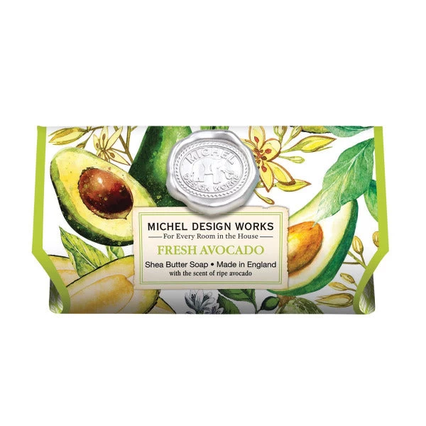 Michel Design Works Fresh Avocado Large Bath Soap Bar 1 Michel Design Works Fresh Avocado Large Bath Soap Bar
