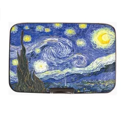 Van Gogh The Starry Night RFID Armored Wallet